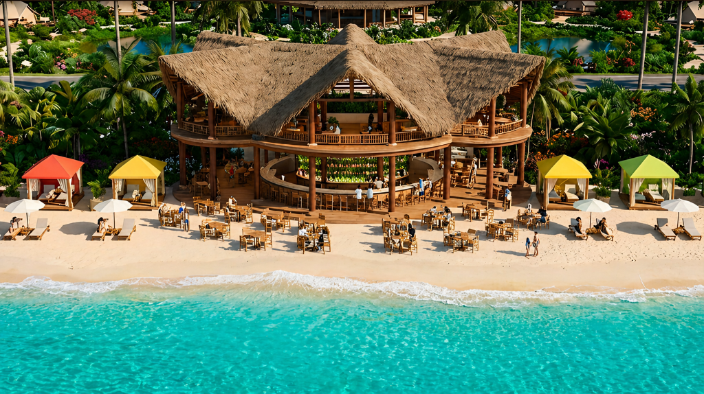 Mas'Tul Bar and Restaurant at Isla Aguada